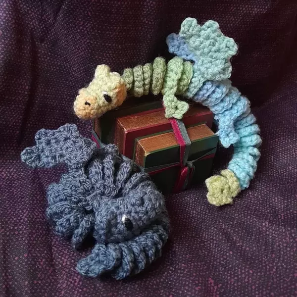 Worry Wyrm Free Crochet Pattern Worry Wyrm Free Crochet Pattern