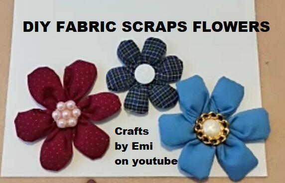 Diy Puffy Petal Fabric Flowers Diy Puffy Petal Fabric Flowers