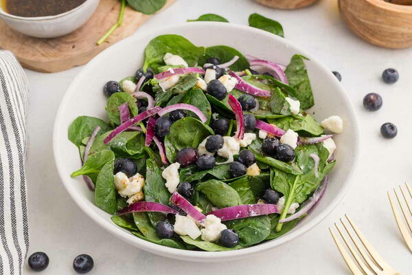 Blueberry Spinach Salad Blueberry Spinach Salad