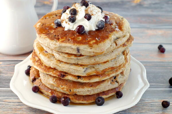 Healthy Saskatoonjuneberry Berry Pancakes Healthy Saskatoon/juneberry Berry Pancakes