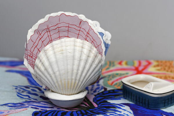 Scallop Napkin Holder Scallop Napkin Holder