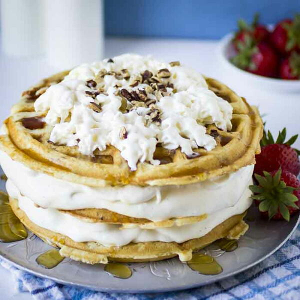 Maple Bacon Waffle Ice Cream Cake Maple Bacon Waffle Ice Cream Cake