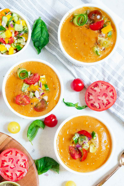 Easy Tomato Gazpacho Easy Tomato Gazpacho