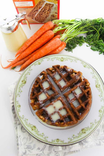 Carrot Cake Waffles Carrot Cake Waffles