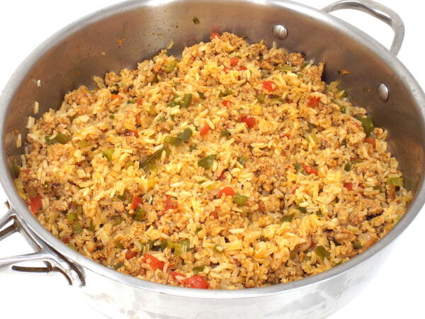 Cajun Chicken Sausage And Rice Skillet Cajun Chicken Sausage And Rice Skillet