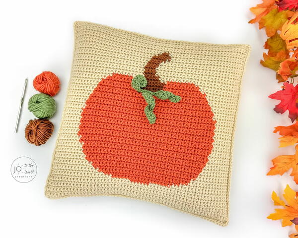 Pumpkin Pillow Crochet Pattern Pumpkin Pillow Crochet Pattern