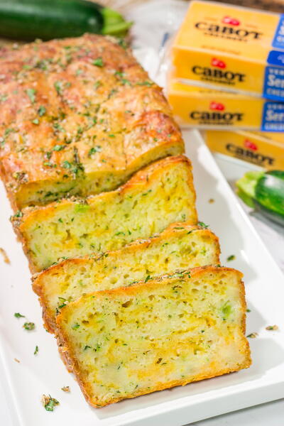 Cheesy Zucchini Bread Cheesy Zucchini Bread