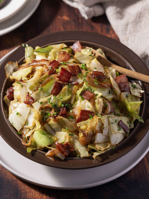 Fried Cabbage With Onions And Bacon Fried Cabbage With Onions And Bacon