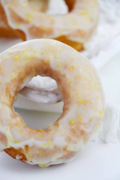 Glazed Lemon Donuts Glazed Lemon Donuts