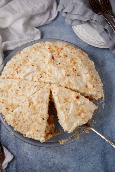 Homemade Coconut Cream Pie almost No Bake Homemade Coconut Cream Pie (almost No Bake)