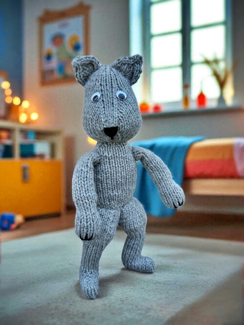 Knit A Wolf Free And Easy Stuffed Animal Knitting Pattern Knit A Wolf! Free And Easy Stuffed Animal Knitting Pattern