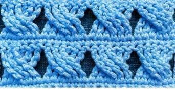 Quadruple Cable Stitch Pattern Quadruple Cable Stitch Pattern