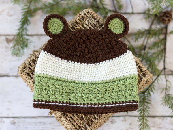 Grizzly Mountain Bear Hat Grizzly Mountain Bear Hat