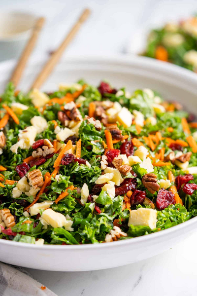Kale Salad With Cranberries Kale Salad With Cranberries