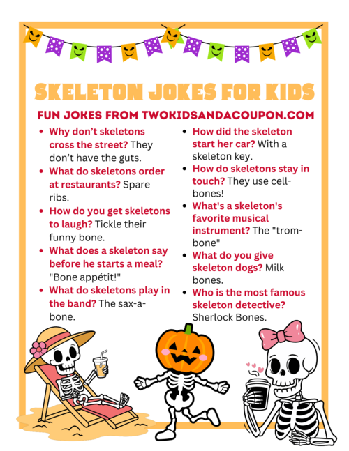 20 Bone-a-fide Best Skeleton Jokes For Kids 20 Bone-a-fide Best Skeleton Jokes For Kids