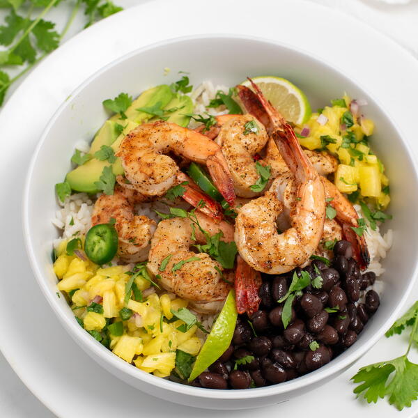 Blackened Shrimp Bowls Blackened Shrimp Bowls