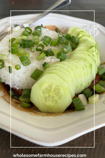 Easy Chicken Nugget Rice Bowl With Teriyaki Bbq Sauce Easy Chicken Nugget Rice Bowl With Teriyaki & Bbq Sauce