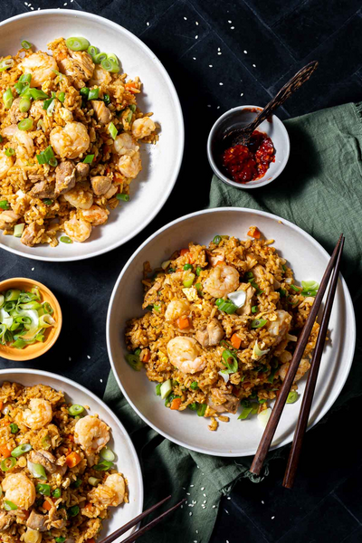 Shrimp And Chicken Fried Rice Shrimp And Chicken Fried Rice