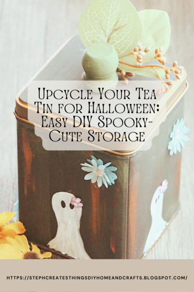 Upcycle Your Tea Tin For Halloween Easy Diy Spooky-cute Storage Upcycle Your Tea Tin For Halloween: Easy Diy Spooky-cute Storage