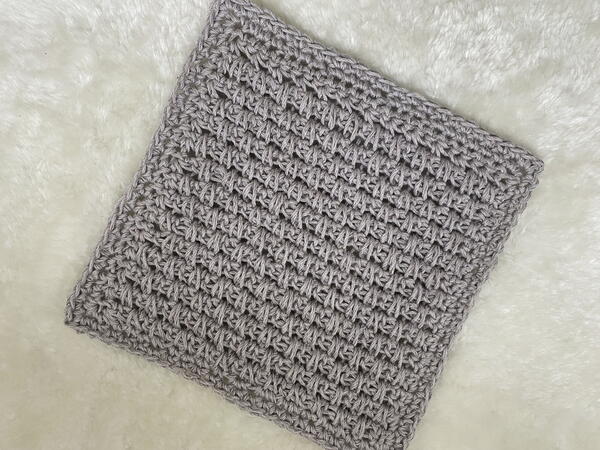 Fig Double Linen Stitch Washcloth Fig Double Linen Stitch Washcloth