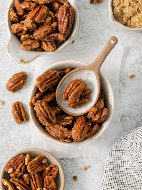 Pecans Glazed With Brown Sugar And Spice Pecans Glazed With Brown Sugar And Spice