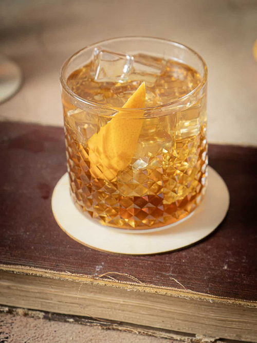 Scotch Old Fashioned With Brown Sugar Syrup Scotch Old Fashioned With Brown Sugar Syrup