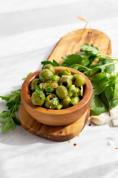 Marinated Olives With Fresh Herbs Garlic Marinated Olives With Fresh Herbs & Garlic