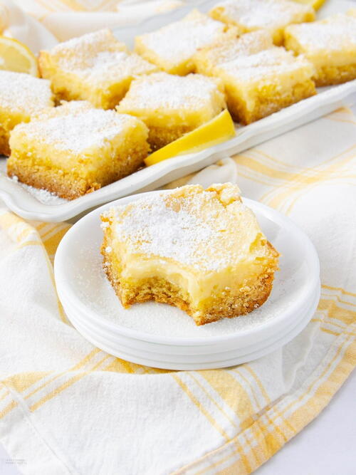 Creamy Cake Mix Lemon Bars With Buttery Crust Creamy Cake Mix Lemon Bars With Buttery Crust
