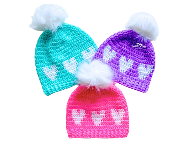 Crochet Heart Hat Pattern Crochet Heart Hat Pattern