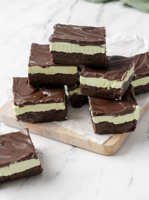 Layered Gluten-free Mint Brownies Layered Gluten-free Mint Brownies