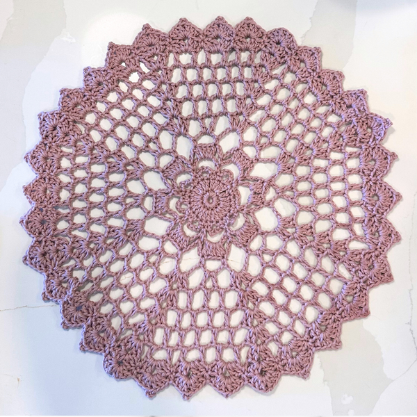 Driftwood Rose Doily Driftwood Rose Doily