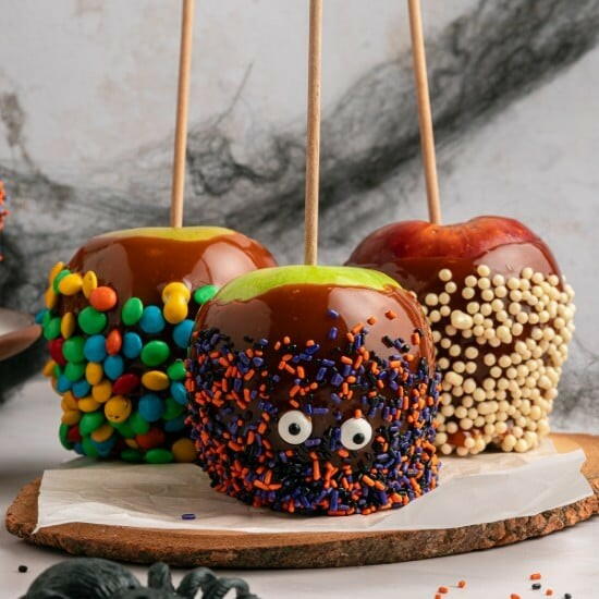 Halloween Caramel Apples Halloween Caramel Apples