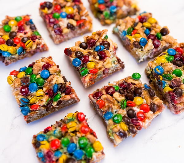 Festive Magic Cookie Bars Festive Magic Cookie Bars