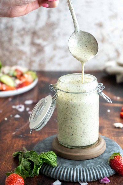 Creamy Poppy Seed Dressing With Greek Yogurt Creamy Poppy Seed Dressing With Greek Yogurt