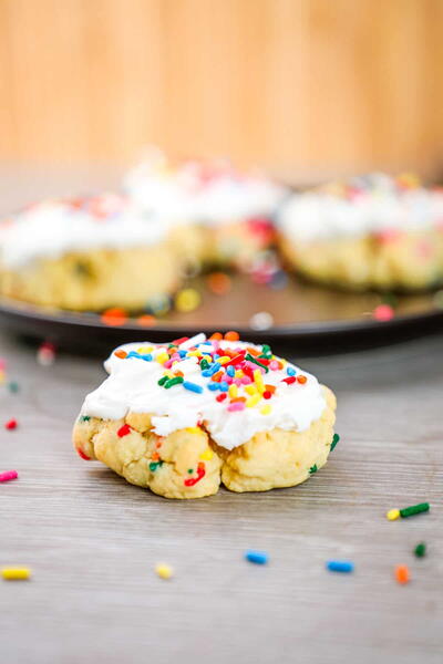 Chewy Birthday Cake Cookies