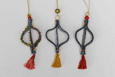 Denim Seam Ornaments