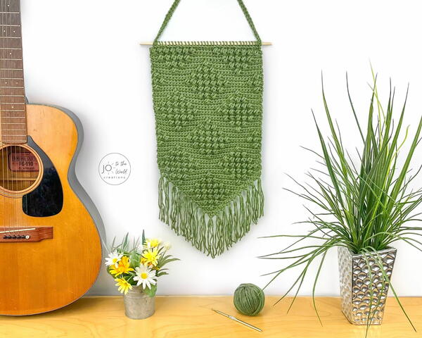 Boho Wall Hanging Crochet Pattern Boho Wall Hanging Crochet Pattern