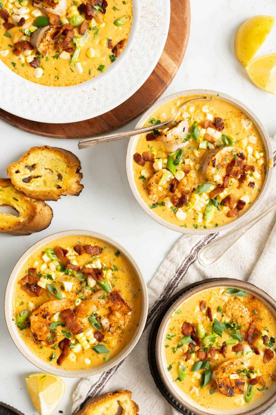 Creamy Cajun Corn And Shrimp Bisque Creamy Cajun Corn And Shrimp Bisque