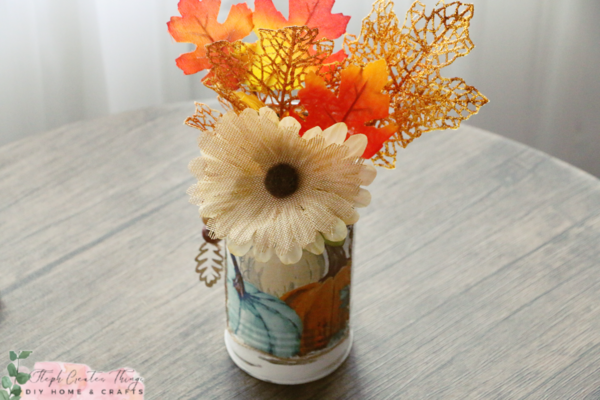 Diy Fall Floral Vase Upcycled Metal Can Tutorial Diy Fall Floral Vase: Upcycled Metal Can Tutorial