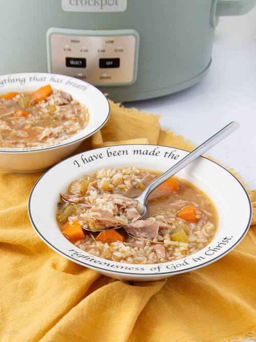 Turkey And Rice Soup Turkey And Rice Soup