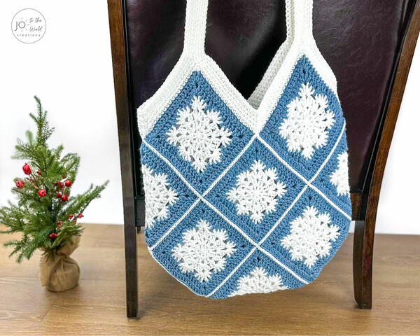 Snowflake Granny Square Bag Crochet Pattern Snowflake Granny Square Bag Crochet Pattern