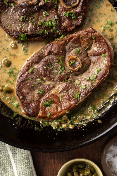Lamb Steaks With Caper Pan Sauce Lamb Steaks With Caper Pan Sauce