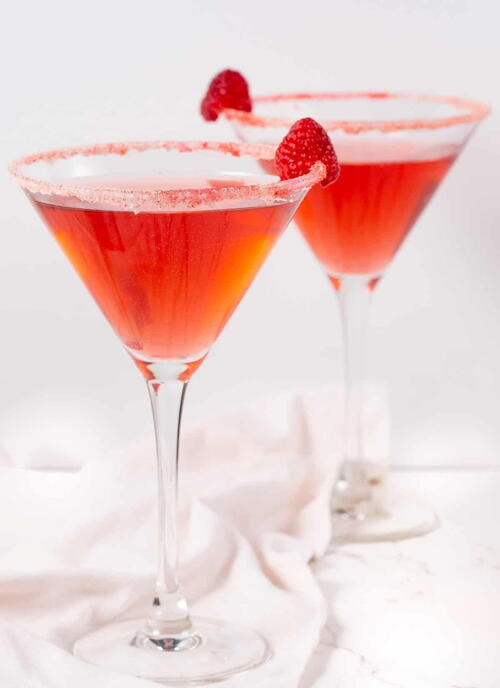 Sparkling Vodka Cranberry Cocktail With Spiced Simple Syrup Sparkling Vodka Cranberry Cocktail With Spiced Simple Syrup