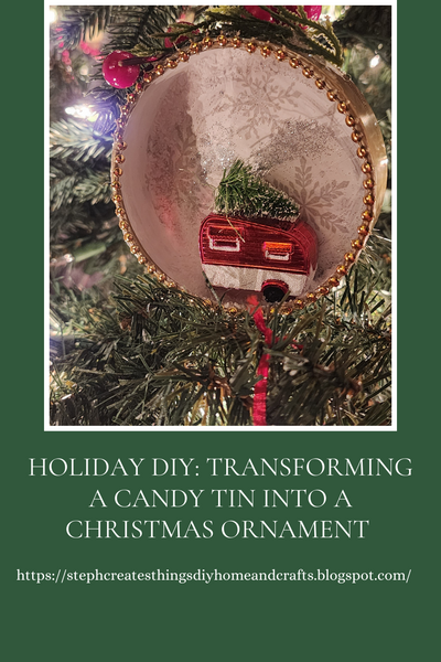 Holiday Diy Transforming A Candy Tin Into A Christmas Ornament Holiday Diy: Transforming A Candy Tin Into A Christmas Ornament