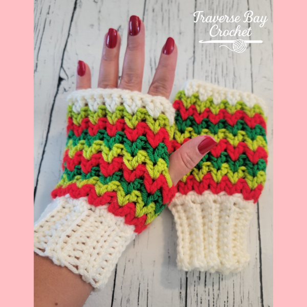 Zig Zag Fingerless Gloves Zig Zag Fingerless Gloves
