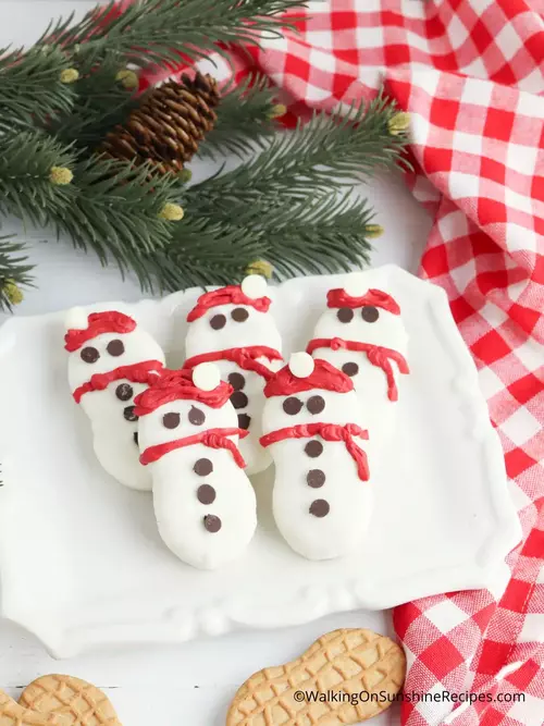 Nutter Butter Snowmen Cookies Nutter Butter Snowmen Cookies
