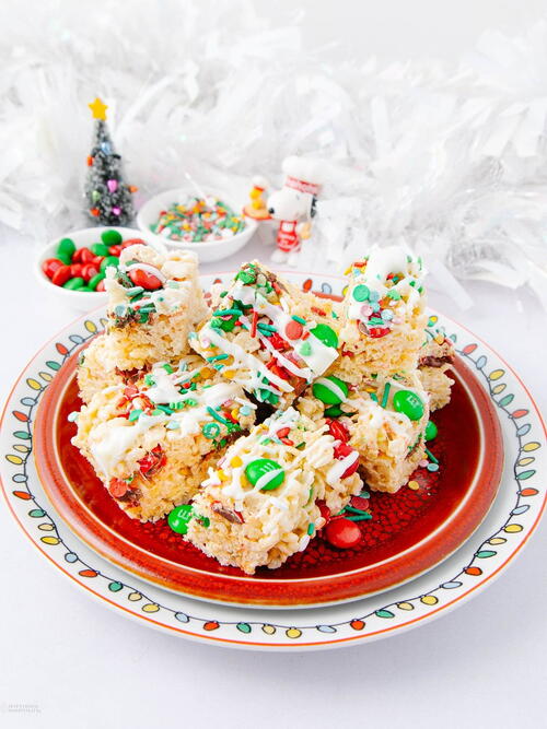 Christmas Rice Krispie Treats Christmas Rice Krispie Treats