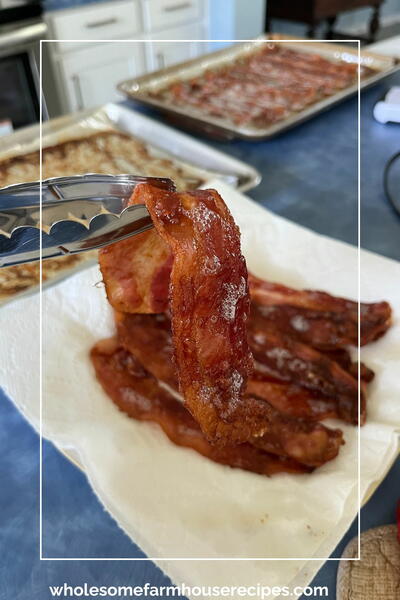 Crispy Oven Bacon Recipe Crispy Oven Bacon Recipe
