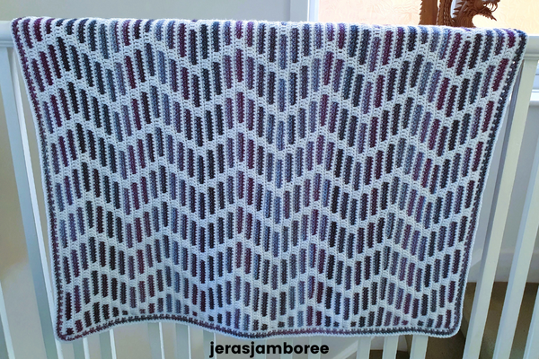 Heather Zig Zag Blanket Heather Zig Zag Blanket