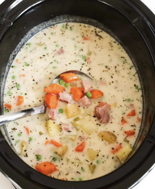 Slow Cooker Ham And Potato Soup Slow Cooker Ham And Potato Soup